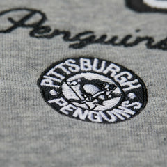 NHL Pittsburgh Penguins Mitchell & Ness Women's Logo Lightweight Pullover Sweatshirt