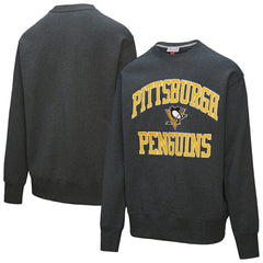 NHL Pittsburgh Penguins Mitchell & Ness Playoff Win Fleece Pullover Sweatshirt