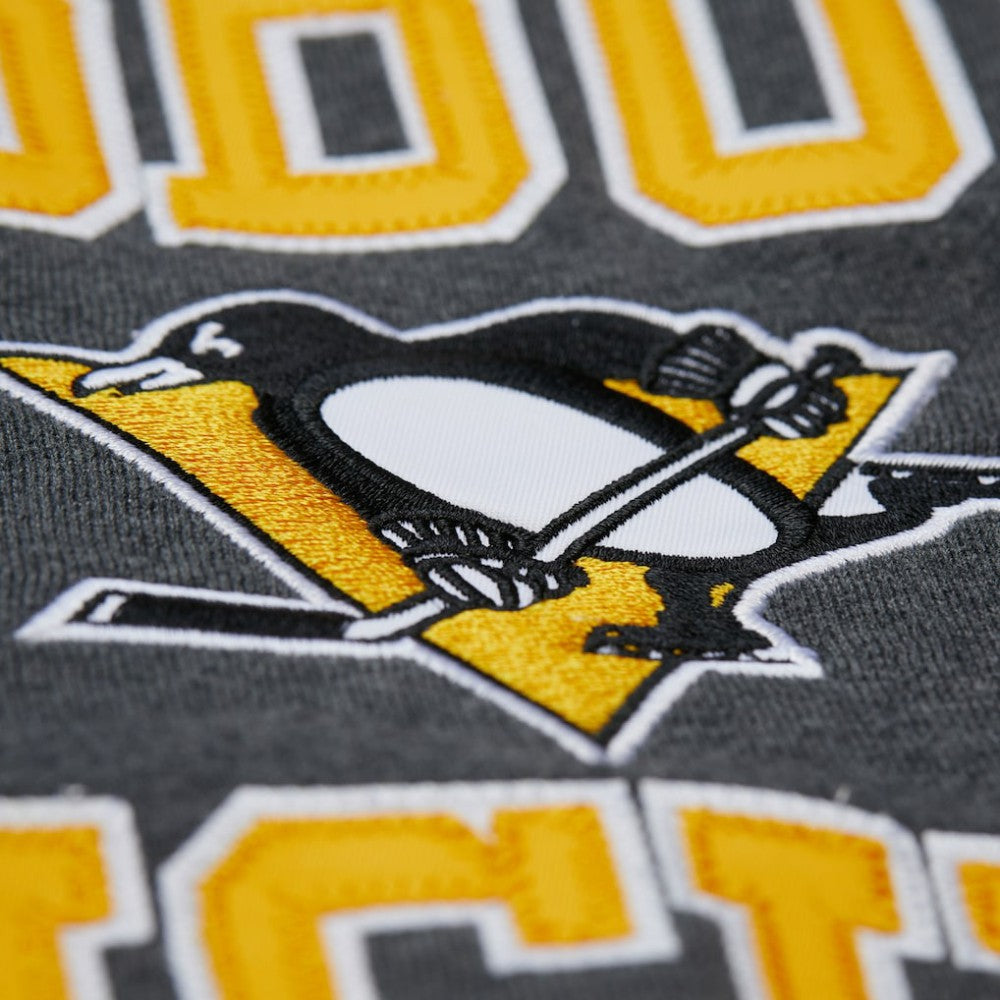 NHL Pittsburgh Penguins Mitchell & Ness Playoff Win Fleece Pullover Sweatshirt