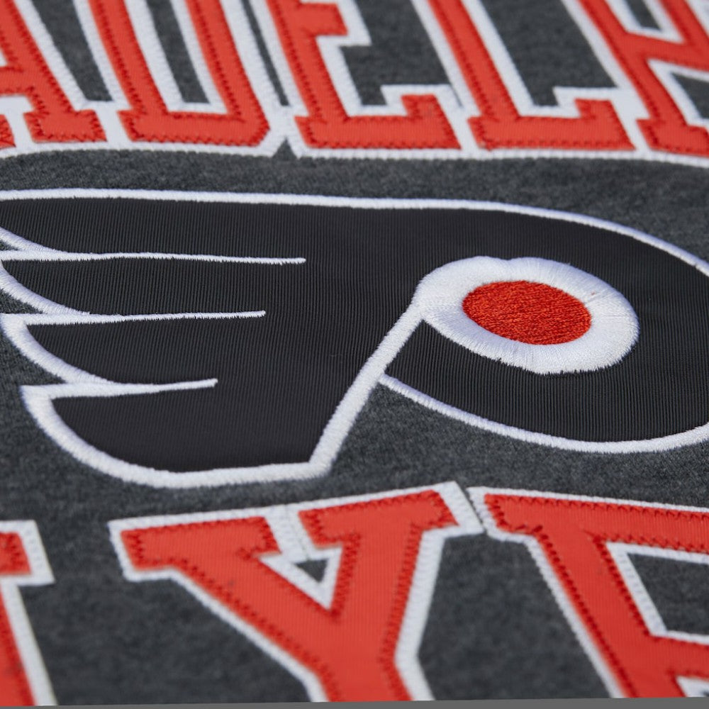 NHL Philadelphia Flyers Mitchell & Ness Playoff Win Fleece Pullover Sweatshirt