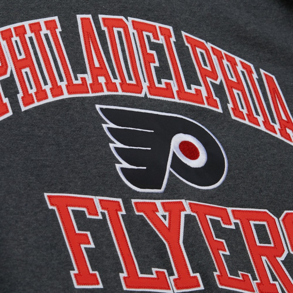 NHL Philadelphia Flyers Mitchell & Ness Playoff Win Fleece Pullover Sweatshirt