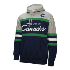 NHL Vancouver Canucks Mitchell & Ness Head Coach Pullover Hoodie
