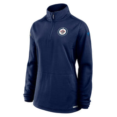 NHL Winnipeg Jets Fanatics Women's Authentic Pro Rink Quarter-Zip Pullover