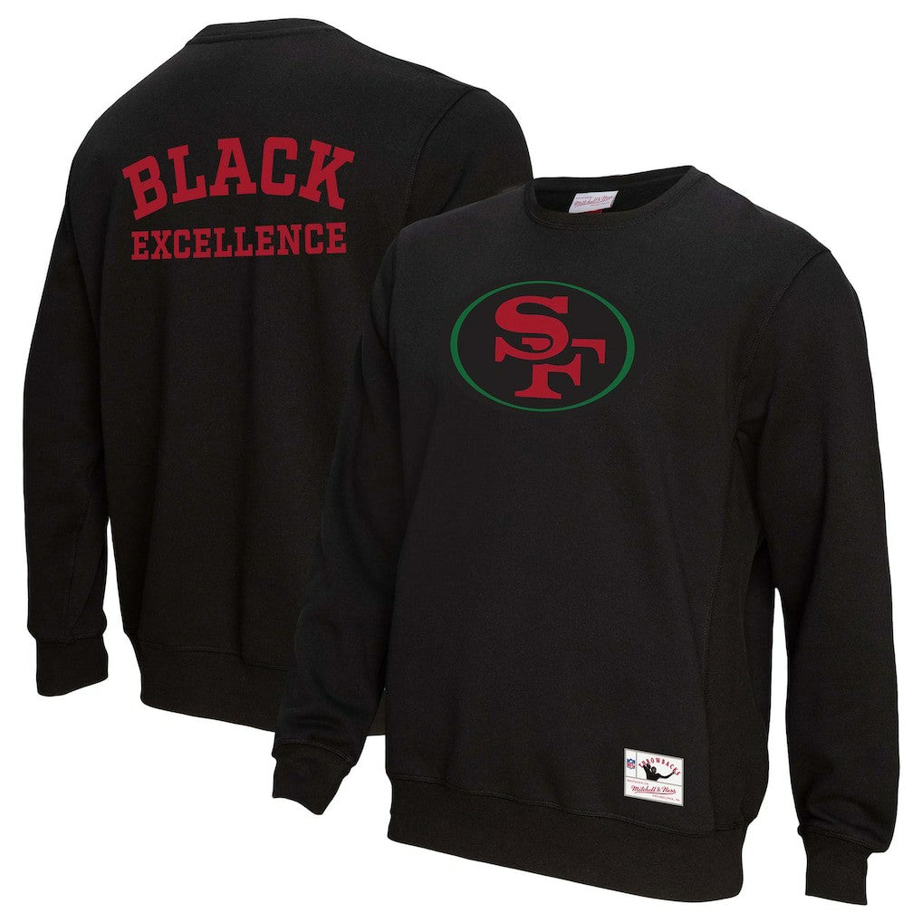 Unisex Black Excellence Collection Icon Pullover Sweatshirt - San Francisco 49ers Pullover
