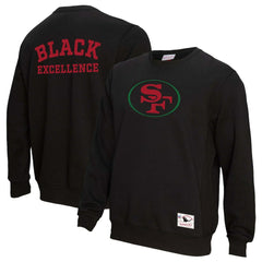 Unisex Black Excellence Collection Icon Pullover Sweatshirt - San Francisco 49ers Pullover