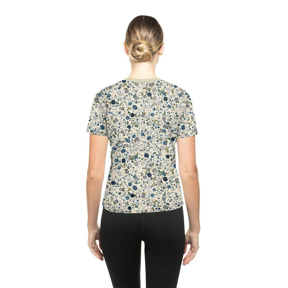 Women's Glam Game Floral Scoop Neck T-Shirt - Dallas Cowboys T-shirts