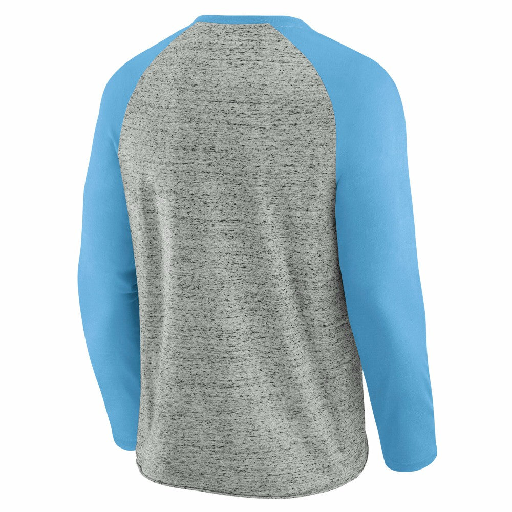 Heather Gray St. Louis Cardinals Darius Rucker Collection by Fanatics Raw Edge Raglan Long Sleeve Baseball T-Shirt