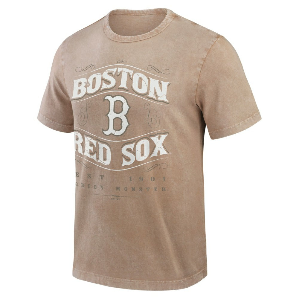 Tan Boston Red Sox Darius Rucker Collection by Fanatics Sun Faded T-Shirt