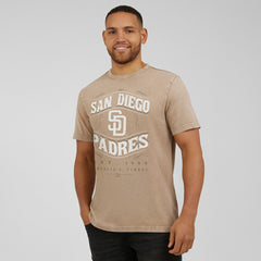 Tan San Diego Padres Darius Rucker Collection by Fanatics Sun Faded T-Shirt