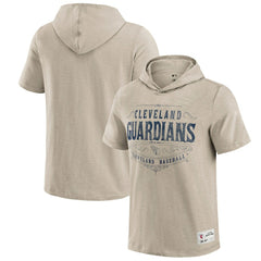 Tan Cleveland Guardians Darius Rucker Collection by Fanatics Hooded T-Shirt