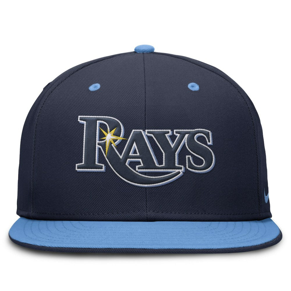 Navy/Light Blue Tampa Bay Rays Nike  True Primetime Two-Tone Performance Fitted Hat