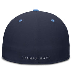 Navy/Light Blue Tampa Bay Rays Nike  True Primetime Two-Tone Performance Fitted Hat