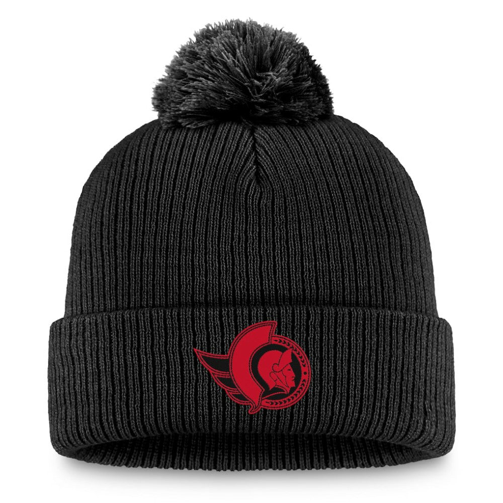 NHL Ottawa Senators Fanatics Women's Cuffed Knit Hat with Pom