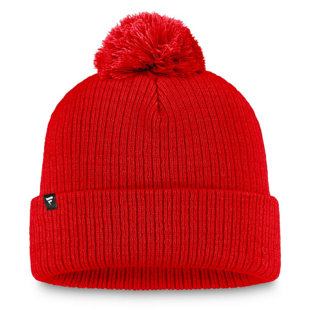 NHL Calgary Flames Fanatics Women's Cuffed Knit Hat with Pom