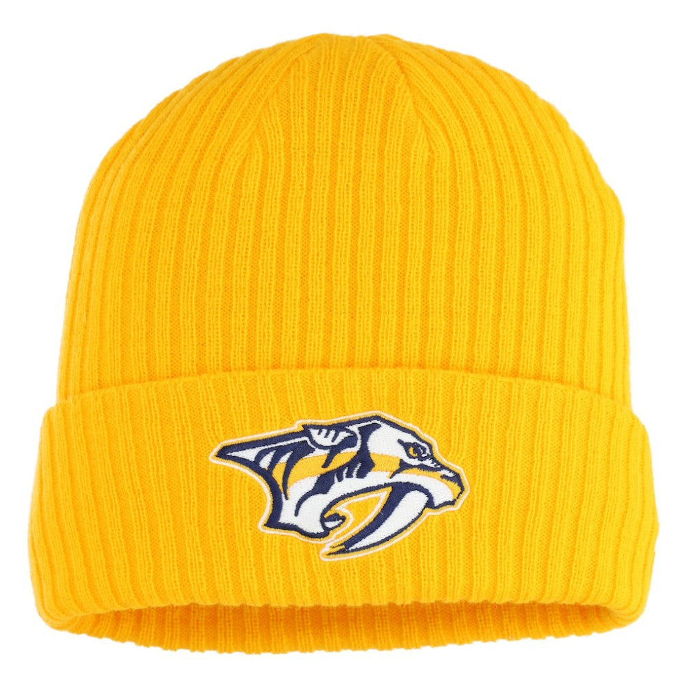 NHL Nashville Predators Fanatics Logo Cuffed Knit Hat