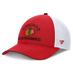 NHL Chicago Blackhawks Fanatics Authentic Pro Rink Adjustable Trucker Hat