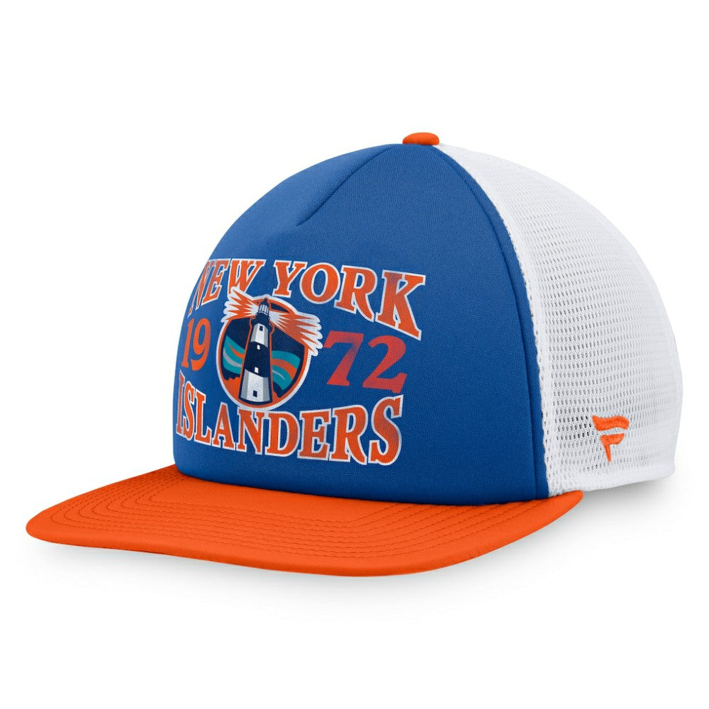 NHL New York Islanders Fanatics Heritage Foam Front Adjustable Trucker Hat