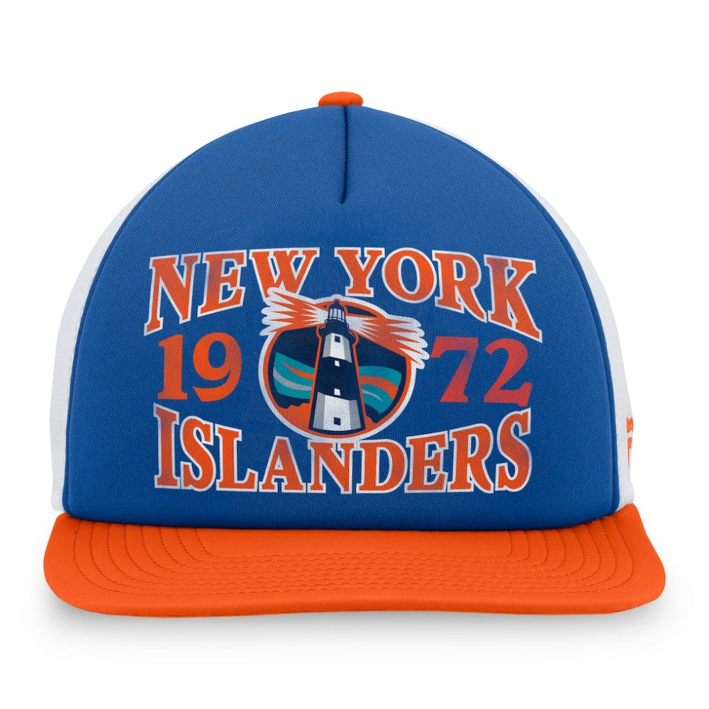 NHL New York Islanders Fanatics Heritage Foam Front Adjustable Trucker Hat