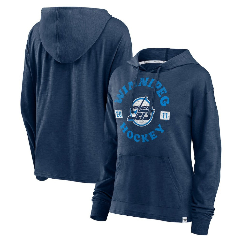 NHL Winnipeg Jets Fanatics Women's Faded Pullover Hoodie