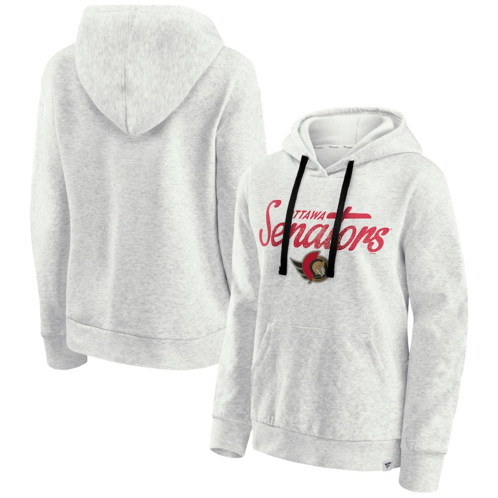 NHL Ottawa Senators Fanatics Women's True Classics Quilted Pullover Hoodie
