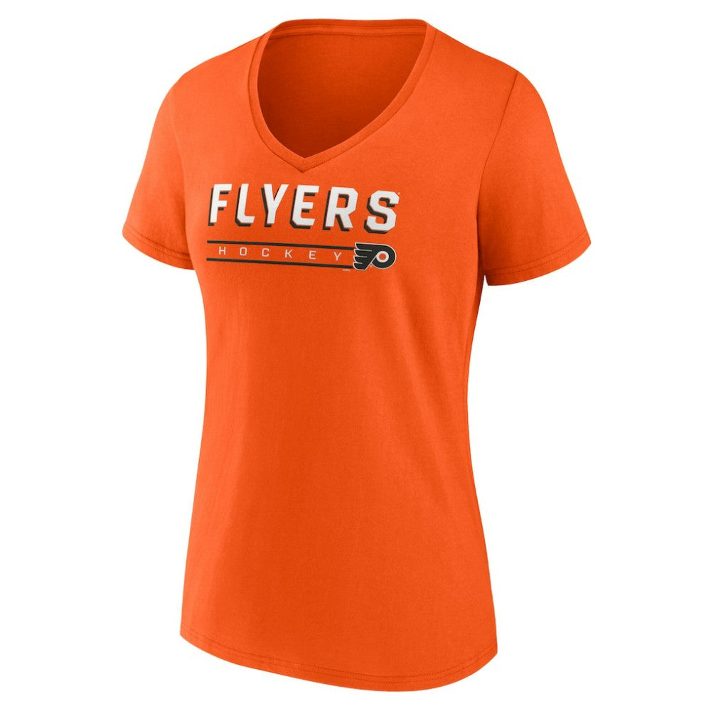 NHL Philadelphia Flyers Fanatics Women's V-Neck T-Shirt