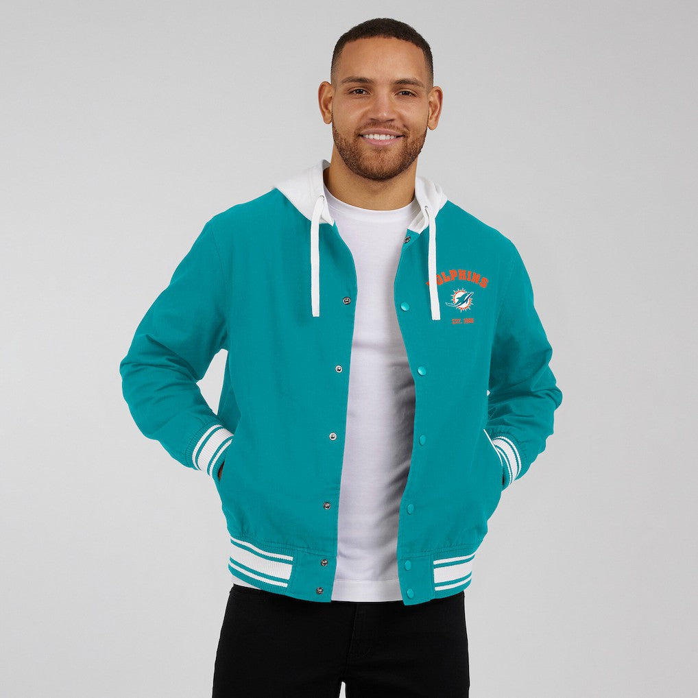 Darius Rucker Collection Full-Snap Hoodie Jacket - Miami Dolphins Hoodies