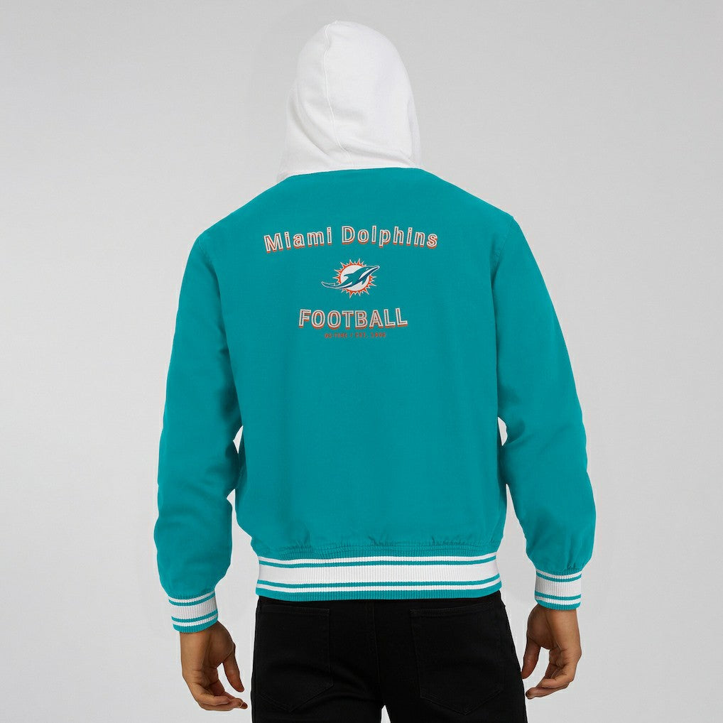 Darius Rucker Collection Full-Snap Hoodie Jacket - Miami Dolphins Hoodies