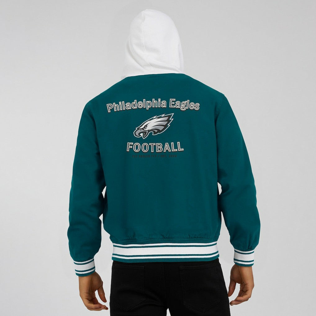 Darius Rucker Collection Full-Snap Hoodie Jacket - Philadelphia Eagles Hoodies