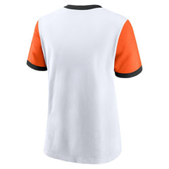 Women's Rewind Ringer Tri-Blend T-Shirt - Cincinnati Bengals T-shirts