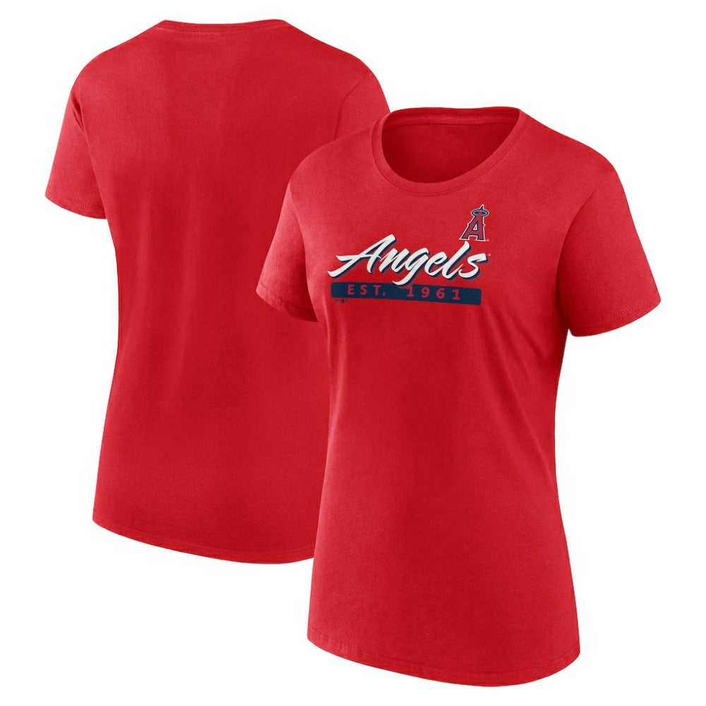 Red Los Angeles Angels Fanatics Women's Risk T-Shirt