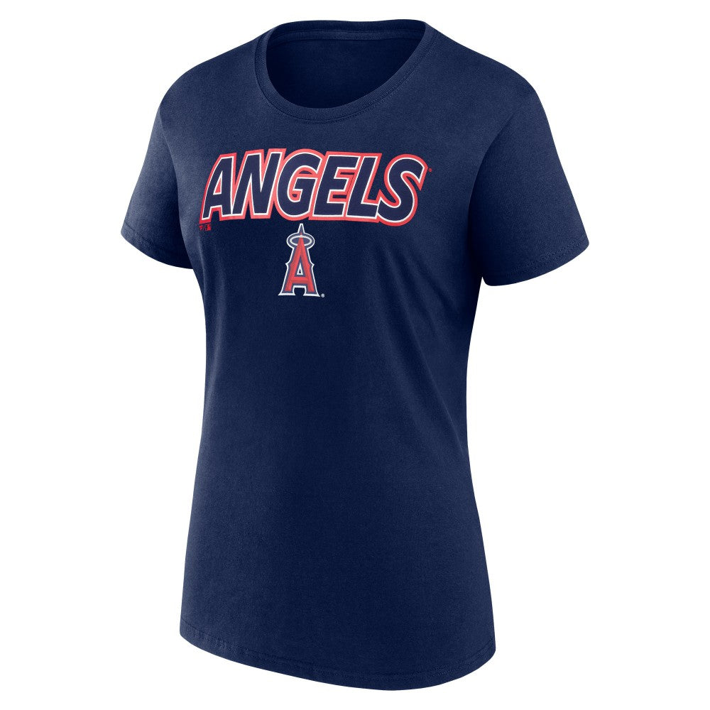 Navy Los Angeles Angels Fanatics Women's Risk T-Shirt