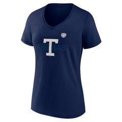 NHL Toronto Maple Leafs Fanatics Women's Primary Logo V-Neck T-Shirt
