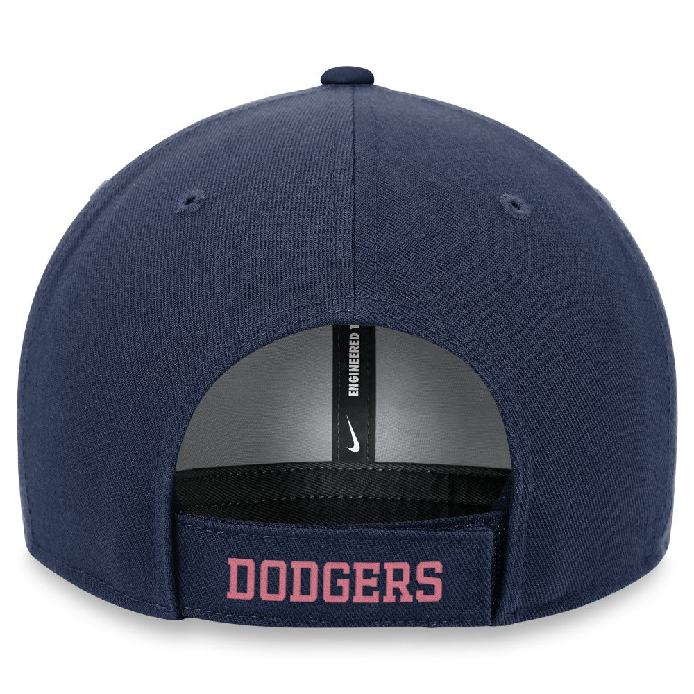 Navy Los Angeles Dodgers Nike Club Performance Adjustable Hat