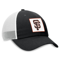 Black San Francisco Giants Nike Rise Adjustable Trucker Hat