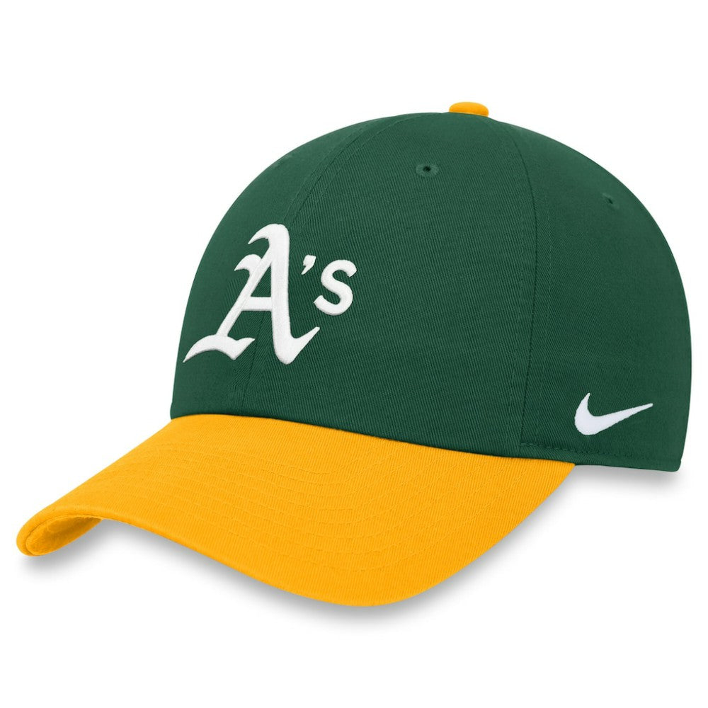 Green/Gold Athletics Nike Club Adjustable Hat