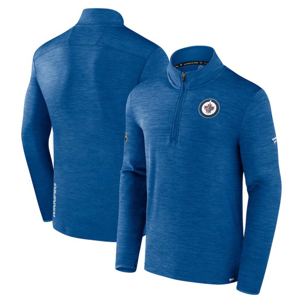 NHL Winnipeg Jets Fanatics Authentic Pro Lightweight Quarter-Zip Pullover