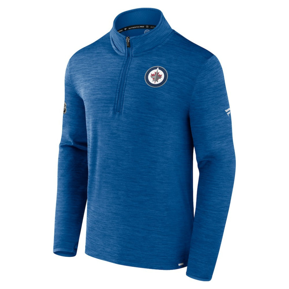 NHL Winnipeg Jets Fanatics Authentic Pro Lightweight Quarter-Zip Pullover