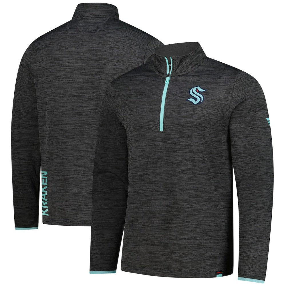 NHL Seattle Kraken Fanatics Authentic Pro Lightweight Quarter-Zip Pullover