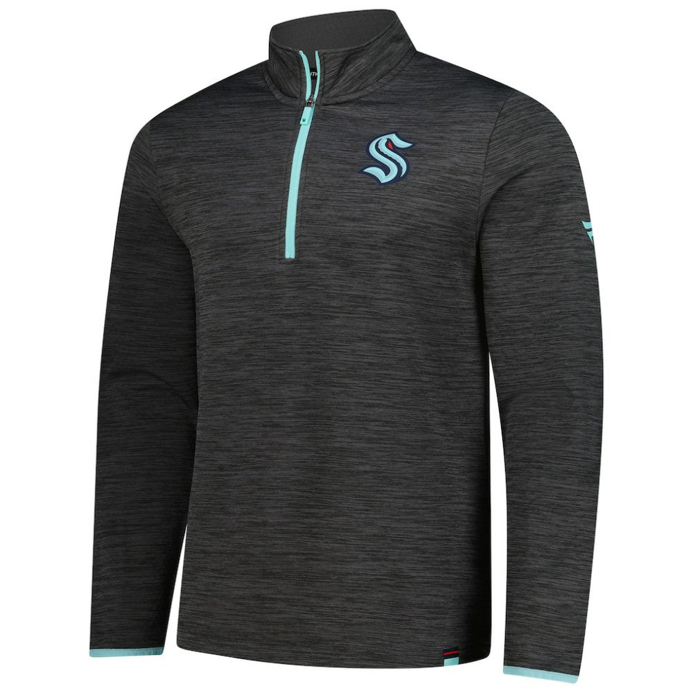 NHL Seattle Kraken Fanatics Authentic Pro Lightweight Quarter-Zip Pullover