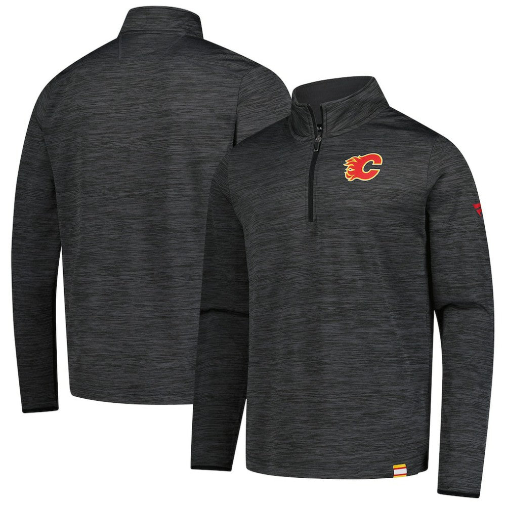NHL Calgary Flames Fanatics Authentic Pro Lightweight Quarter-Zip Pullover