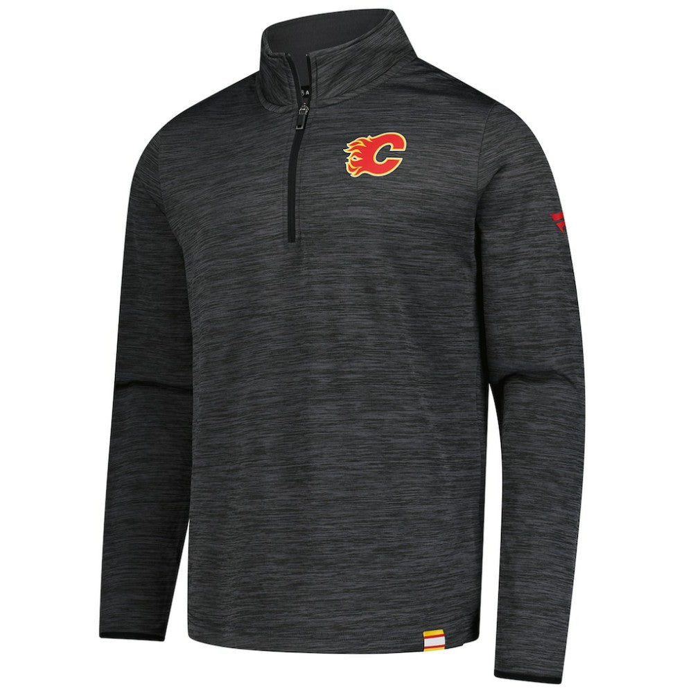 NHL Calgary Flames Fanatics Authentic Pro Lightweight Quarter-Zip Pullover