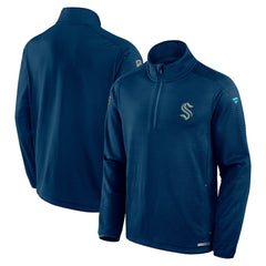 NHL Seattle Kraken Fanatics Authentic Pro Rink Quarter-Zip Top