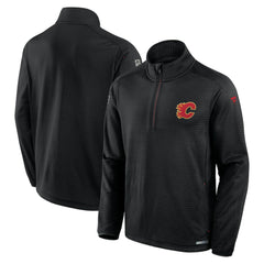 NHL Calgary Flames Fanatics Authentic Pro Rink Quarter-Zip Top