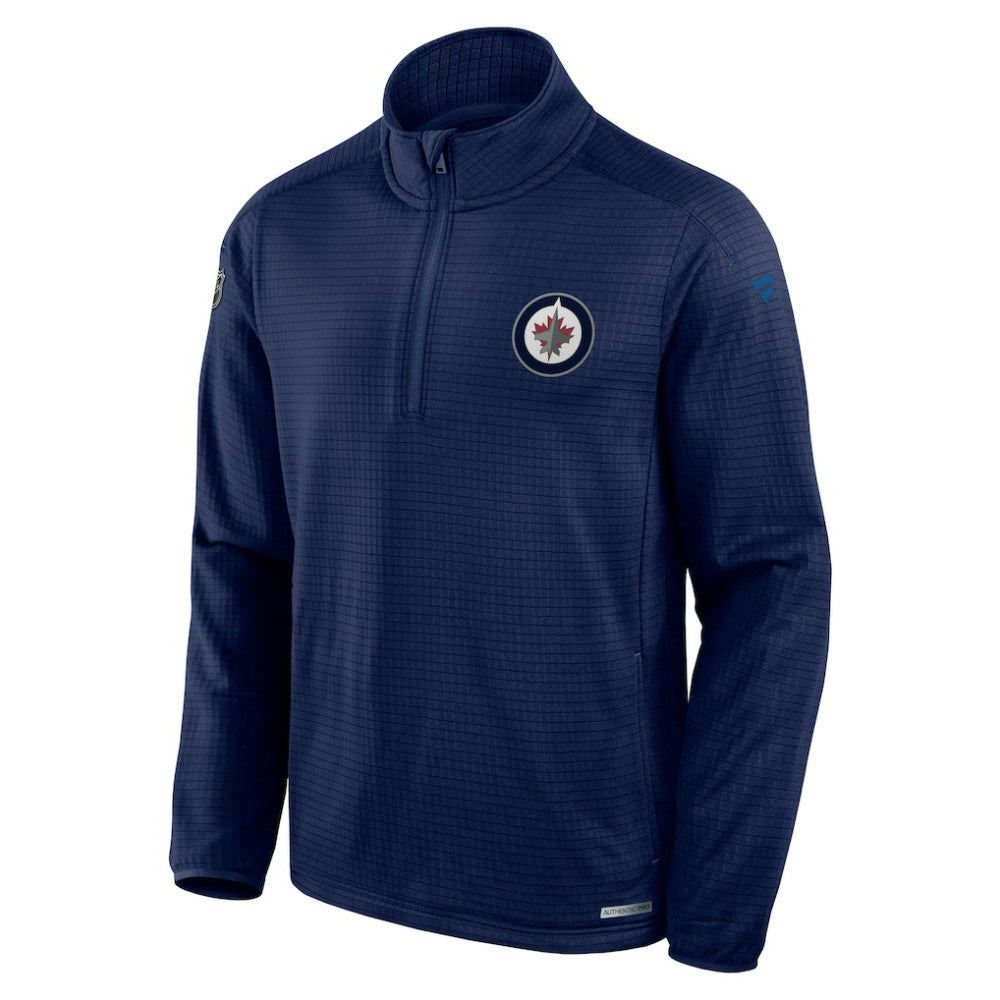 NHL Winnipeg Jets Fanatics Authentic Pro Rink Quarter-Zip Top