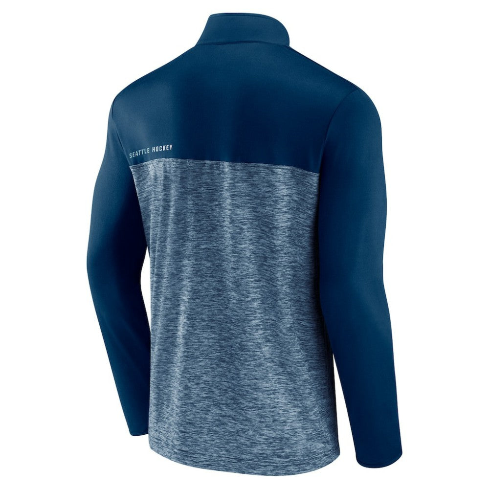 NHL Seattle Kraken Fanatics Iconic Defender Quarter-Zip Jacket