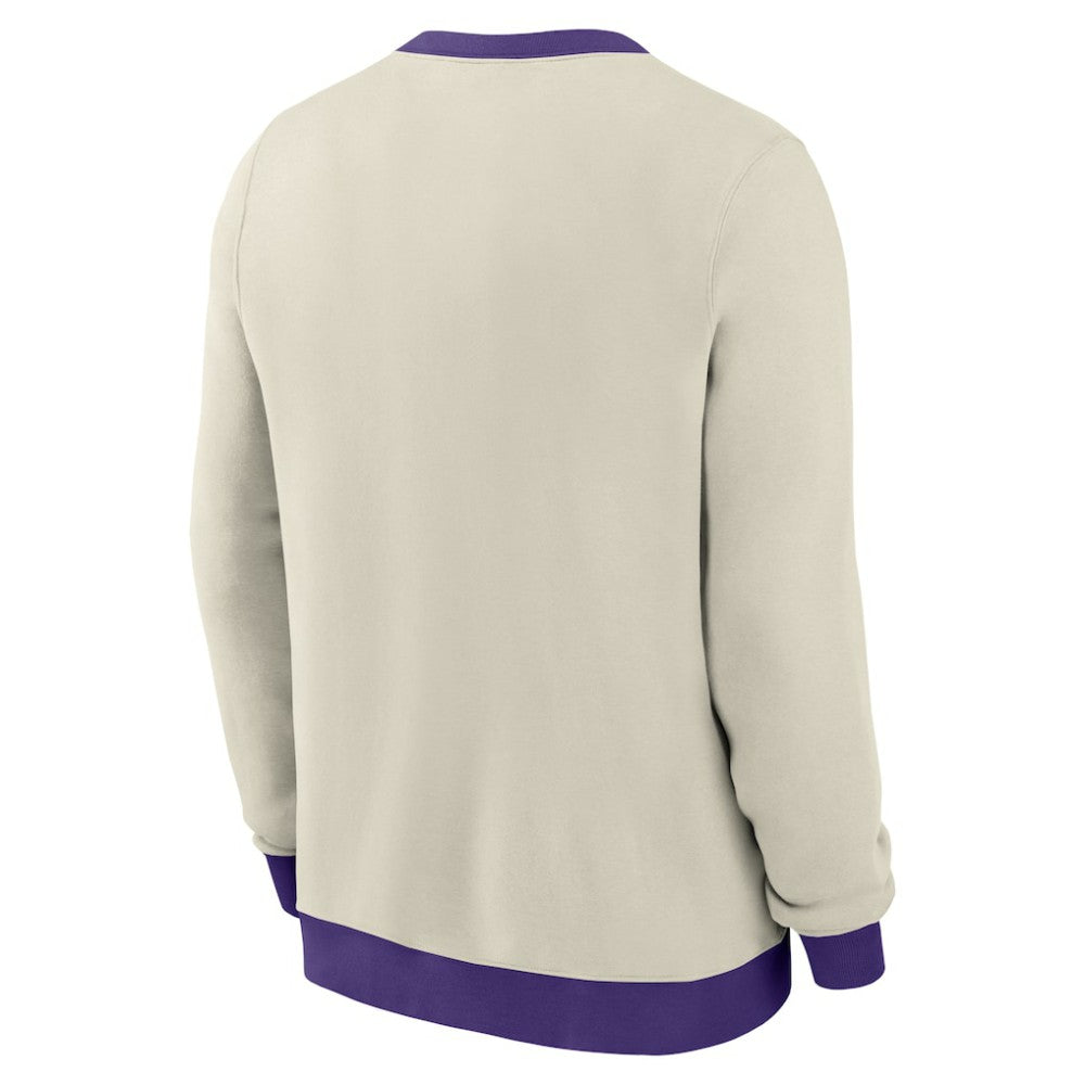 Cream Tampa Bay Rays Nike Cooperstown Collection Fleece Pullover Sweatshirt