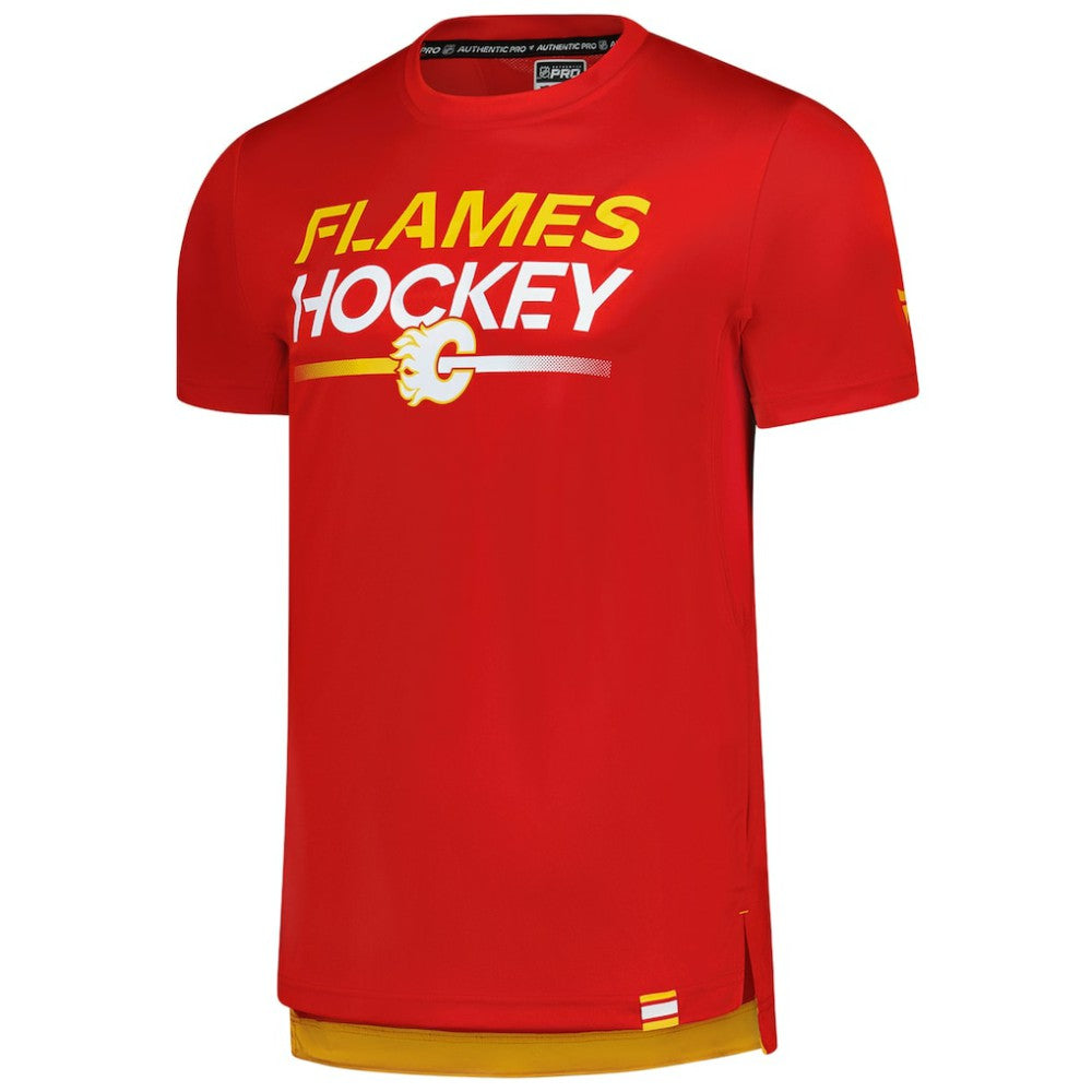 NHL Calgary Flames Fanatics Authentic Pro Tech T-Shirt