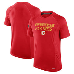 NHL Calgary Flames Fanatics Authentic Pro Rink Tech T-Shirt