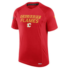 NHL Calgary Flames Fanatics Authentic Pro Rink Tech T-Shirt