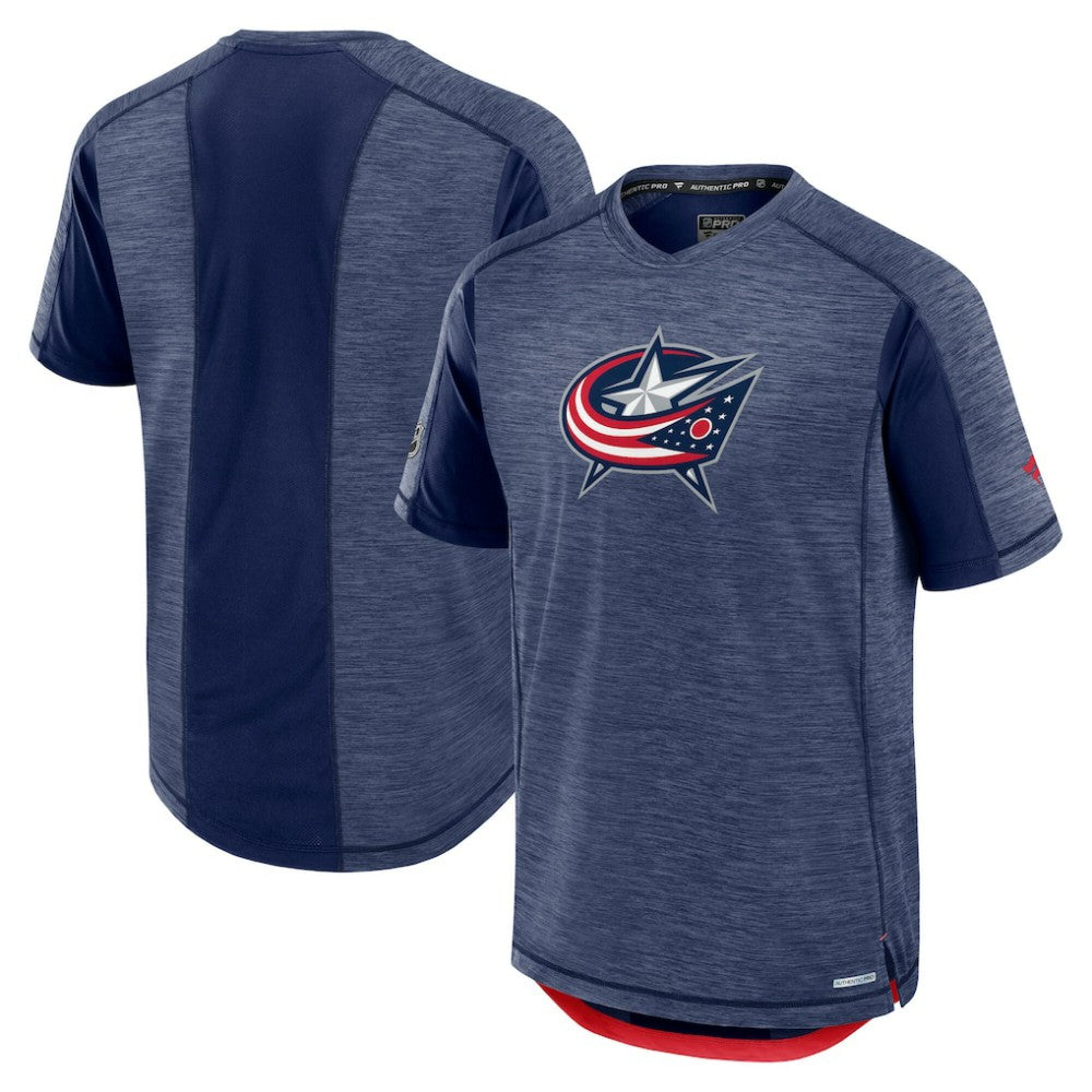 NHL Columbus Blue Jackets Fanatics Authentic Pro Rink Performance T-Shirt